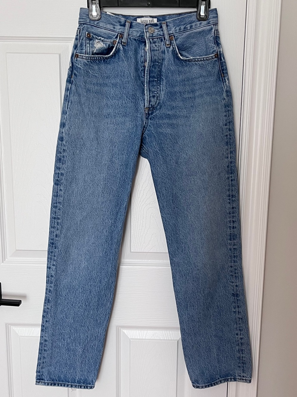 AGOLDE 90's Mid Rise Loose Fit Jean in Scheme Blue